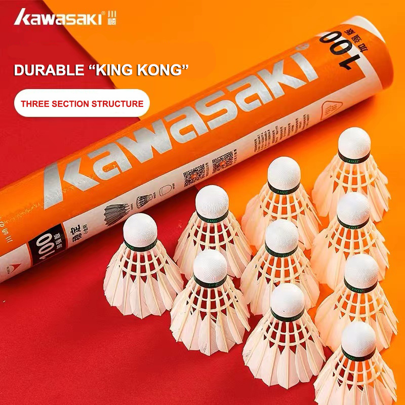 Badminton Smash - Kawasaki King Kong 100/500 Tüy Raketle