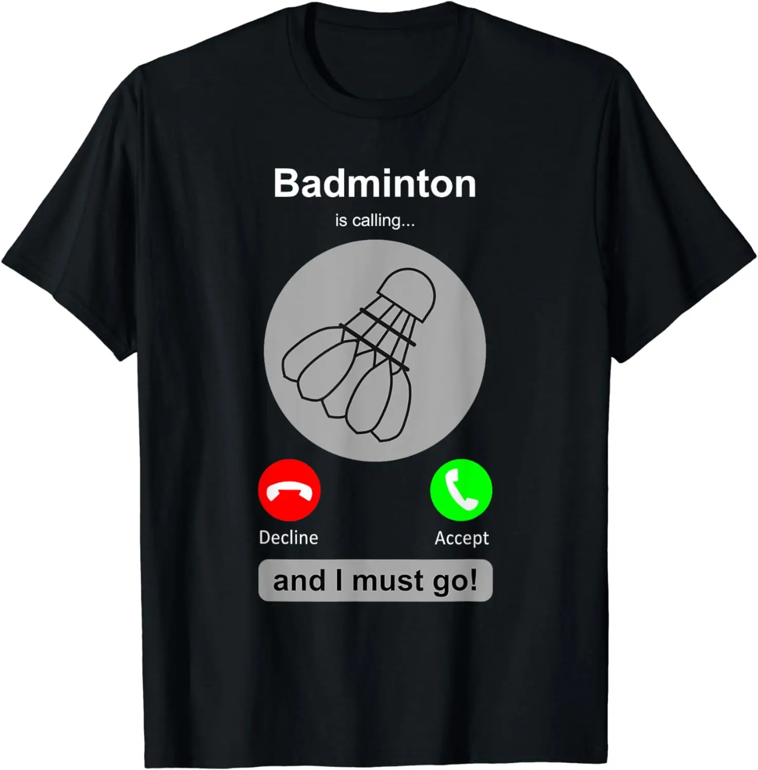 Badminton Quotes - Kadın Eğlenceli Badminton T-Shirt Desenli T-Shirt